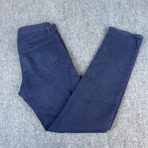 Banana Republic Traveler Pants Mens 30x32 Slim Fit Blue‎ Chino 5-Pocket Cotton
